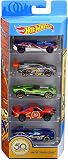 Hot Wheels 50th Anniversary Track Stars 5 Pack, 1:64 scale