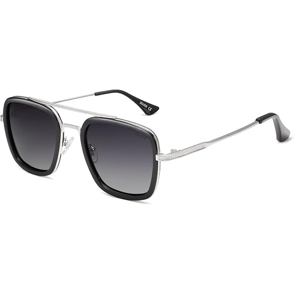 Amazon.com: Philipp Plein Sunglasses SPP 092 M Shiny Black  display picture 3