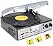 Boytone BT-19DJS-C 3-speed Turntable, 2 Built in Speakers Large Digital Display AM/FM, Cassette, USB/SD/AUX/MP3, Recorder & WMA Playback /Recorder & Headphone Jack + Remote Con (Renewed)thumb 1