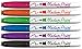 Board Dudes DDN73 SRX Medium Point Dry Erase Markers, Assorted Colors, 6 Count