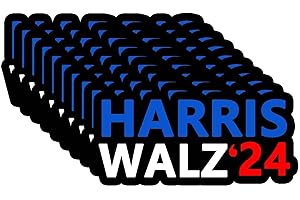 HMAQILU 10 Pack Harris Walz 2024 Kamala Harris Tim Walz Waltz for President Stickers Vinyl Sticker Laptop Decal Car Bumper Window Waterproof Sticker