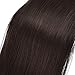 BARSDAR 24 inch Ponytail Extension Long Straight Wrap Around Clip in Synthetic Fiber Hair for Women – Dark Brownthumb 3