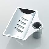 Ibergrif M20903 Shower Riser Kit with Head, 170cm Hose, Soap Dish, Silver view 7