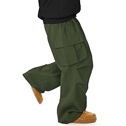 Baggy Cargo Pants Men Wide Casual Parachute Pants