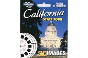 3D VIEWER REELS California State Tour - ViewMaster 3 Reel Set