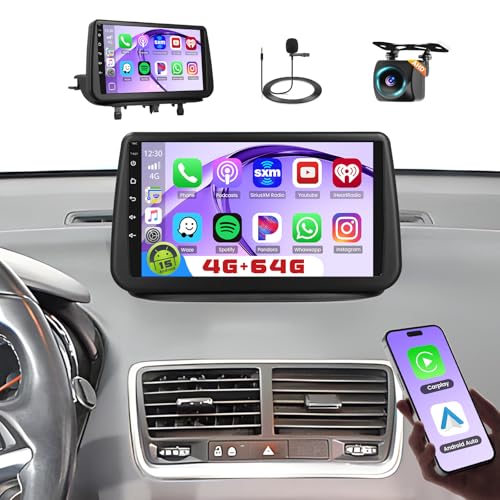 Roinvou 4+64G Android 15 Car Radio for Opel Meriva B 2009-2014 CarPlay Android Car, 9 Inch IPS Touch Screen WI-FI GPS Bluetooth 32EQ FM/RDS SWC Rear Camera
