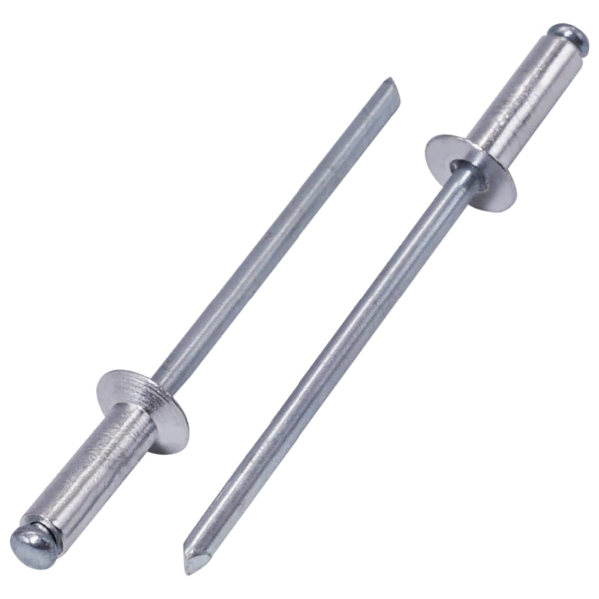 SKIR'CO (100 pcs) Countersunk Aluminium Blind Rivets 3.0 x 10 mm, Steel Mandrel, Pop Rivets