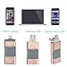 USB Flash Drives for iPhone 32 GB 3.0 Pen-Drive Memory Storage 3 in 1, HMfire OTG Jump Drive Lightning Memory Stick External Storage, USB 3.0 Flash Drives for Apple iOS Android Computers (Rose Gold)