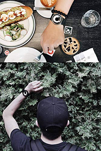 SINOBI Business Watches Men Fashion Original Design Watch Men Steel Mesh Men's Watch Clock Relogio Masculino Creative Wristwatch (S9659G05-Black/White)