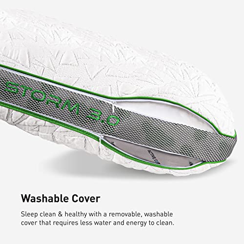 Bedgear Storm Performance Pillow Size 3.0 Medium Firm Pillow Warm