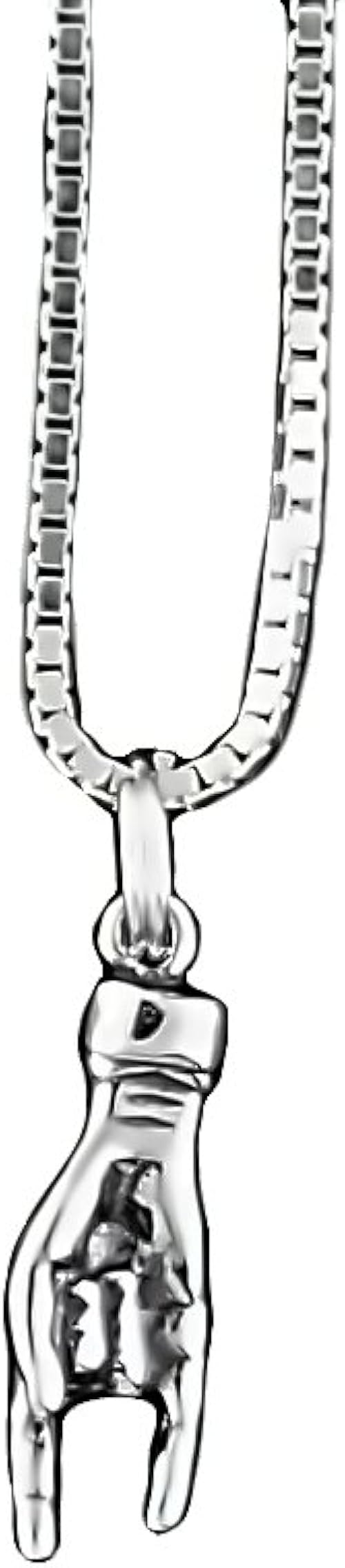 Corinna Maria 925 Sterling Silber Italienische Viel Gluck Hand Schild Anhanger Halskette Mano Cornuto Amazon De Schmuck