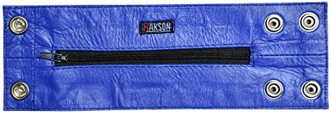 Leather Wristband Zipper Money Wallet Arm Band Hand Wrist Cuff Rk-7103