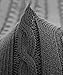 NTBAY 100% Cotton Cable Knit Throw Blanket Super Soft Warm Multi Color(51