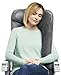 TRAVELREST All-in-One Neck & Body Pillow, Advanced Support Design, Travel Essential, Memory Foam Inserts, Inflatable, Airplane & Car Seat, Sleeping on Long Flight & Trips, Grey (Washable Velour Cover)