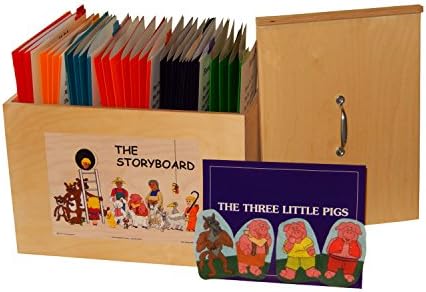 The Storyboard SRBGU30 Case with 32 Classic Felt Stories (Pack of 32)