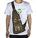 INNTURT Nylon Sling Bag Daypack Travel Gym Backpack Small Sling Backpack Green