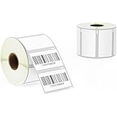 BETCKEY - Compatible DYMO 30334 (2-1/4" x 1-1/4") Multipurpose Barcode/FNSKU Labels, Perforated, Compatible with DYMO Labelwriter 450, 4XL, NOT Fit 550 & 5XL [2 Rolls/2000 Labels]