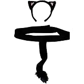 Making Believe Kids Plush Farm, Mythical, Woodland and Zoo Animals Headband Ears & Tail Costume Set (Choose Style)