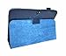 i-design Google Nexus 10 Premium PU Leather Case with Flip Stand Support, Stylus holder and Wake/Sleep Function (Google Nexus 10, Deep Blue)