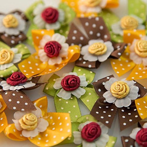 Dog Grooming Bows, Dog Hair Bows - 30 Pcs. - Autumn Rose