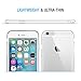 iPhone 6S Case, Maxboost [Liquid Skin] iPhone 6 Case [0.4mm] Soft Flexible Extremely Thin Gel TPU SkinFeels Like Nothing There Scratch-Proof iPhone 6 (2014) / 6S 4.7