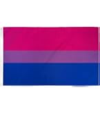 3x5 Foot Bisexual Pride Polyester Flag – Bi Flag With 2 Metal Grommets, LGBTQ+