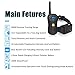 FOCUSPET Dog Training Shock Collar,Remote Electric Dog Training Collar Vibration, Beep, Electric Shock Rechargeable Waterproof Electronic Collar 2 Dogs