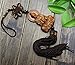 PureaquHandmade Traditional Safty Buddha Dragon Car Key Pendant Carving Car Rear Mirror Hanging Ornament Wooden Muslim Wooden Accessory Decoration Gift Automotive Interiors Car Decoration 1PCS