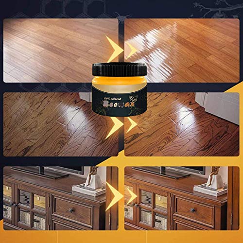 Home Traditional Beeswax Polish for Wood & Furniture Natural Beewax Wood Wax Preservative Conditioner Protectant Home Cleaning (1PC)