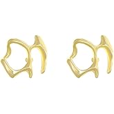 Y2k Statement Earrings For Women 925 Sterling Silver Earring Irregular Unique Earrings