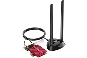 Cudy WiFi 7 WE9300S PCIe WiFi Card for PC, 6GHz Tri-Band Wireless Adapter, Intel BE200 Chipset, Bluetooth 5.4, High Gain Ante