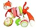 Stroller Toy Fox Bed Hanging Toys, Spiral Activity Toy Swings,Baby Seat Handles,Shopping Cart Fandles,Stroller,etc Spiral Hanging Toys for 3 Months Up