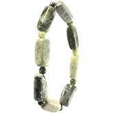 JC Walsh and Sons Connemara Marble Beads Message Bracelet Green Stone Beads Gift Birthday Present