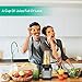 Smoothie Blender, Personal Blender, Blender For Shakes And Smoothies, Stainless Steel Juicer Blender Electric, Professional-Grade Power,High-Speed Blender For Baby Food With 1000W, BPA Free,FDA, Recipes Including (sliver)