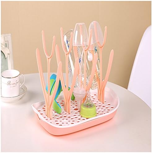 Baby Bottle Drying Rack,Sprig Countertop Drying Rack, Baby Bottle Cups Dish Dryer