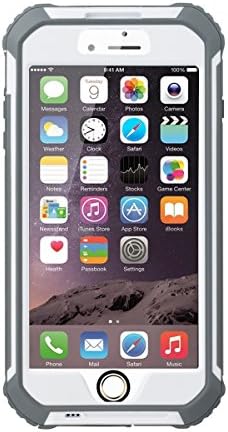 HTQ iPhone 6/6S Plus Protective Case (Upgraded Version) All-Sealed Mobile Phone Case Great for Outdoor Use Ultrathin Design IP68 Waterproof/Shockproof/Dustproof with Touch Screen Protector (Grey)