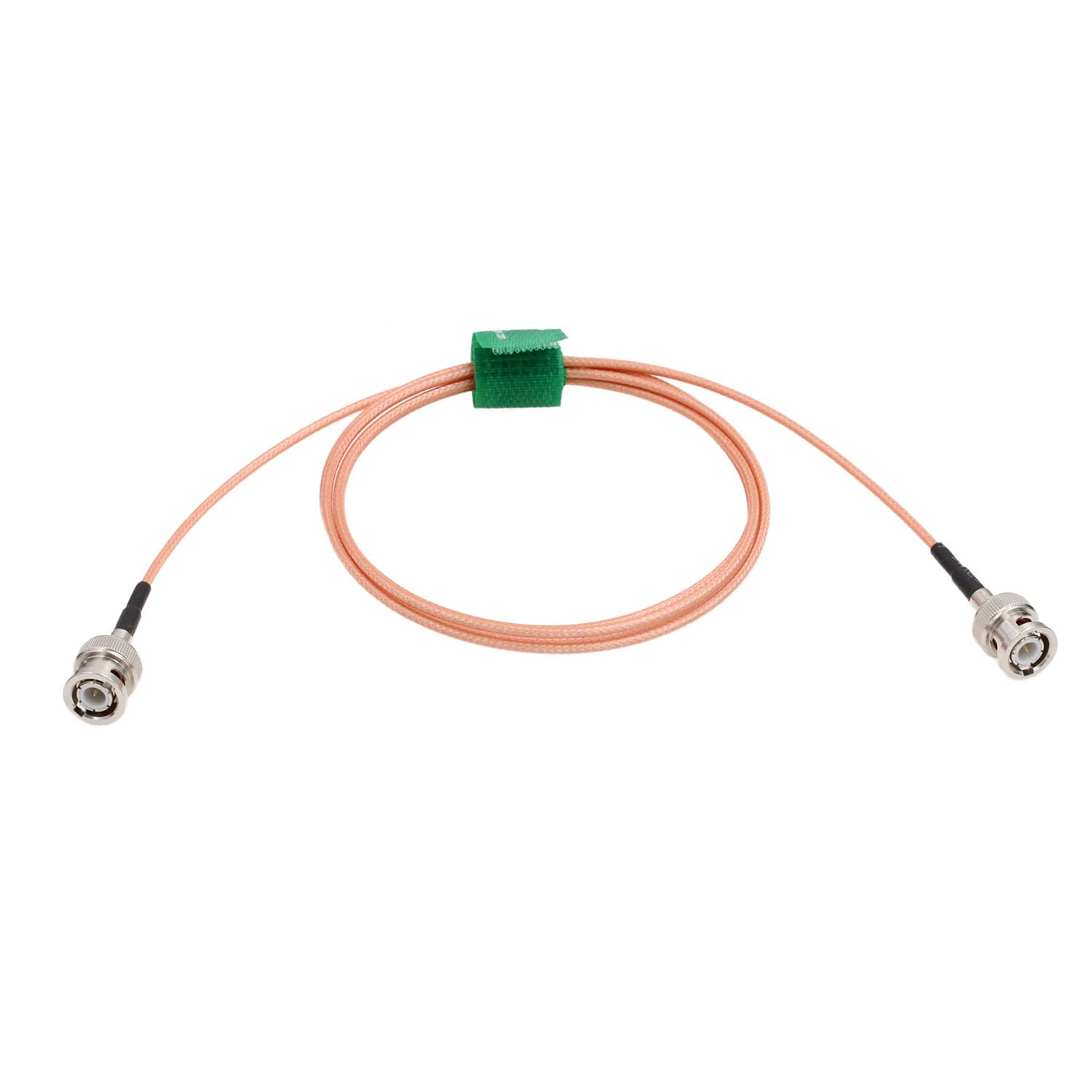 HangTon BNC HD 3G SDI Video RF Cable Coax Jumper Adapter 50 Ohm RG316 BNC Male to Male Camera Monitor Radio Antenna, Low Loss Signal Transmission (2)