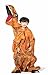 GOPRIME T Rex Costume, Dino Theme Party Dress, Dinosaur Costume (Brown Kid)