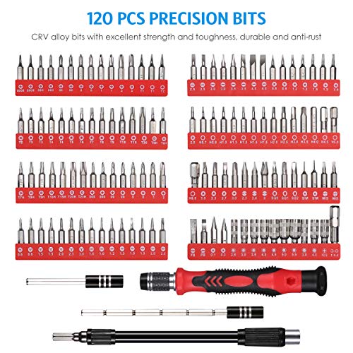 ORIA Precision Screwdriver Set (New Version) 142 in 1 with 120 Bits