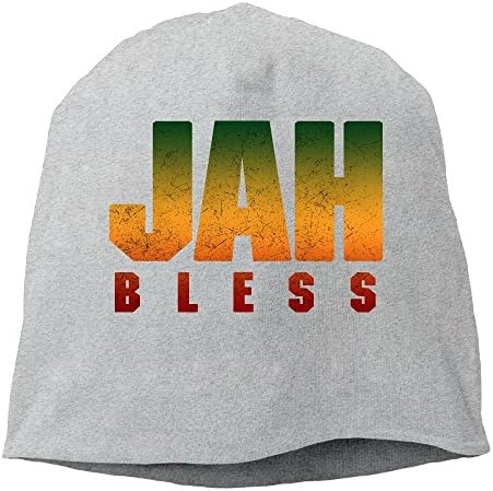 XVintageSkullCap Jah Bless Rasta Flag Reggae Roots Women/Men Wool Hat Soft Stretch Beanies Skull Cap Unisex