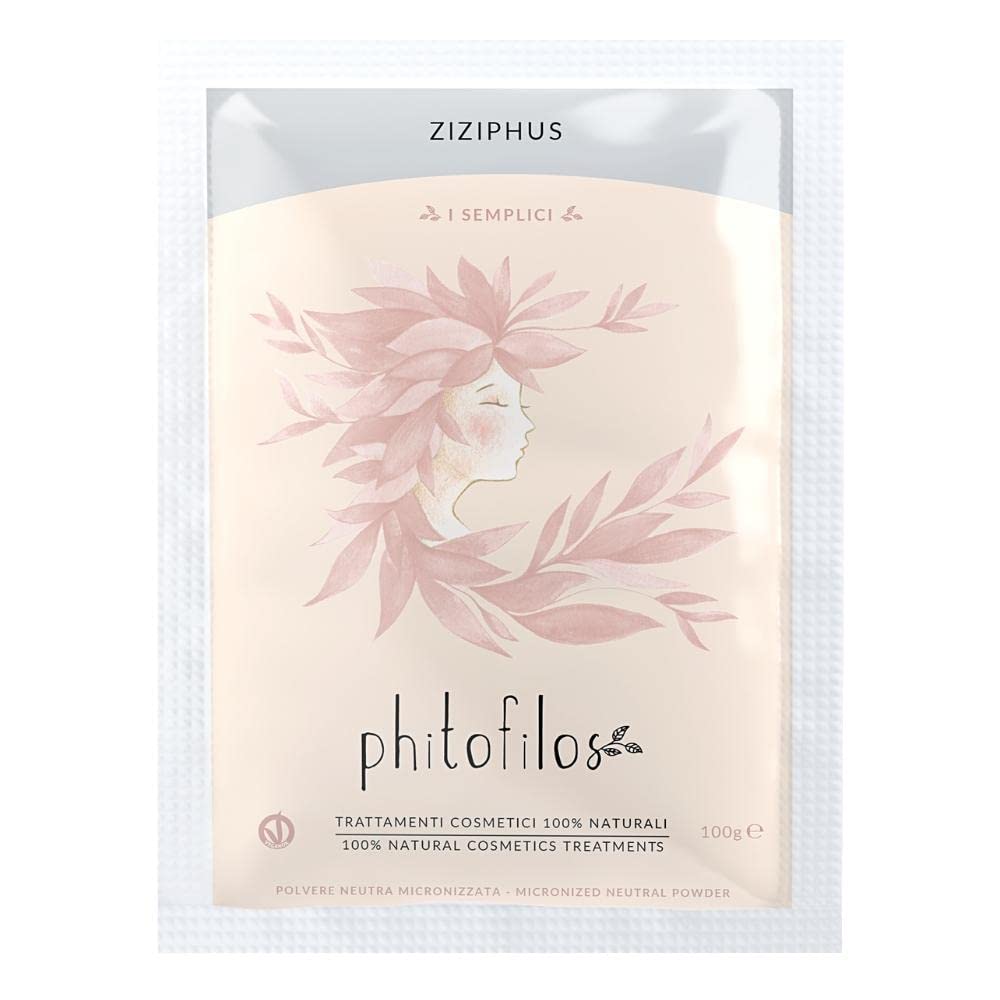 PHITOFILOS - Pure Christ's Thorn Jujube Powder - Volume & shine for fine & brittle hair - Has a strengthening effect - Rich in minerals - Non-staining