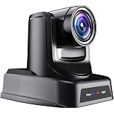 SMTAV PTZ Camera with 3G-SDI, HDMI and IP Streaming Outputs, 30X + 8X Zoom, Video Conference Live Streaming Camera for Broadcast, Conference, Events, Church and School