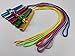 Metal Kazoo Musical Instruments Flutes, 6 Colors,Guitar,Ukulele, Violin, Piano Keyboard, Kazoos With Lanyards (06)