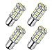 YINTATECH 4X Super White 6000K LED Car Lights Bulb 1157 BAY15D 27SMD 5050 Car RV Turn Signal Parking Lights 7528 2057 2357 DC 12V
