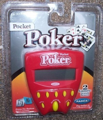 Pocket Poker 2 in 1 Handheld Game (2002) by Radica