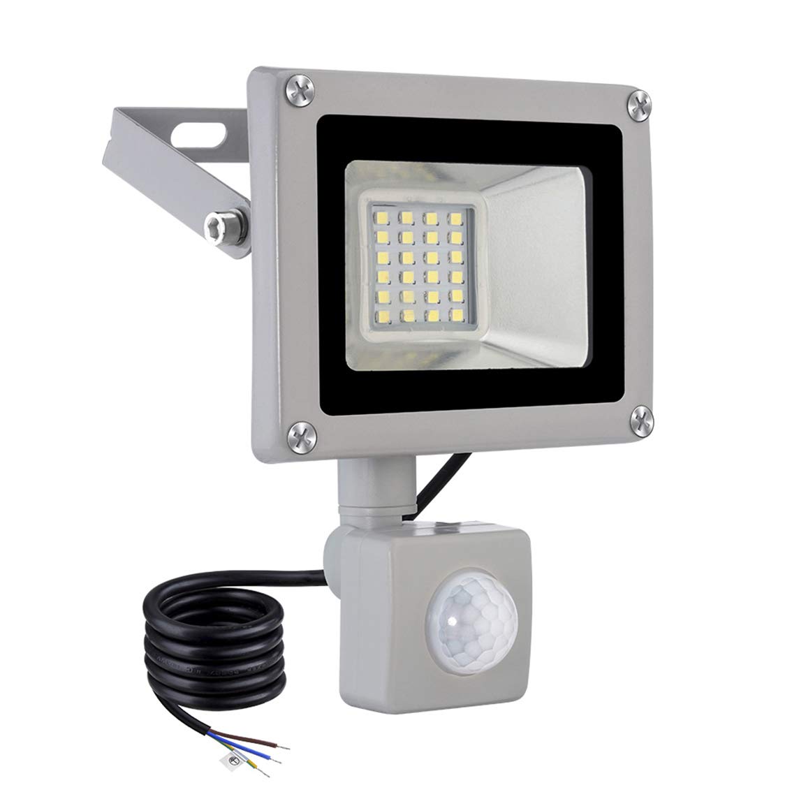 LED Strahler Aussen mit Bewegungsmelder, 20W 2000LM Led Scheinwerfer