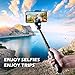 UBeesize Selfie Stick Tripod, Extendable and Portable Monopod with Wireless Remote Shutter, GoPro Adapter, Compatible with iPhone and Android Phone, Lightweight Camera, GoPro