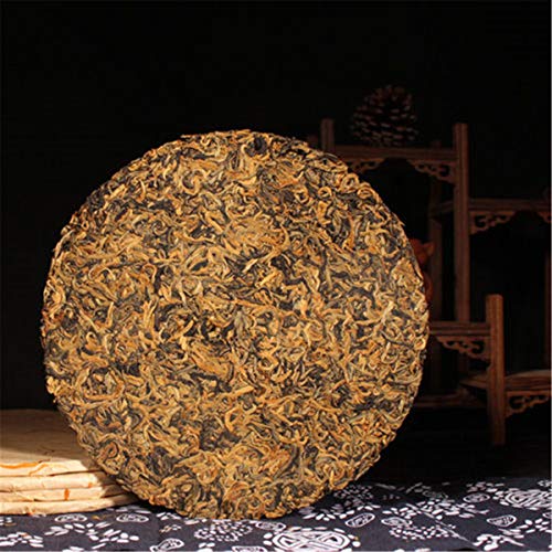 100g (0.22LB) Mini torta Yunnan cinese Glod Buds Tè nero Tè rosso Nuovo tè Tè primaverile Tè sano Cibo verde - immagine 5