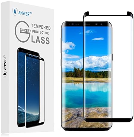 Galaxy S9 Plus Screen Protector Tempered Glass,S9 Plus Glass With Full Adhesive 3D Curved (Case Friendly) For 6.2 Inch