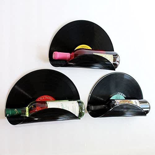 amazon.com: vinyl record wine rack - wall mounted wall